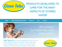 Tablet Screenshot of cleantabs.co.uk